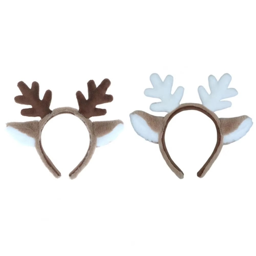 Reindeer Antlers Headband - Morbido fascia natalizia soffice cosplay prop