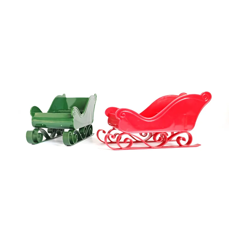 Nutcracker Figurine - Mini simpatico ornamento a slitta per