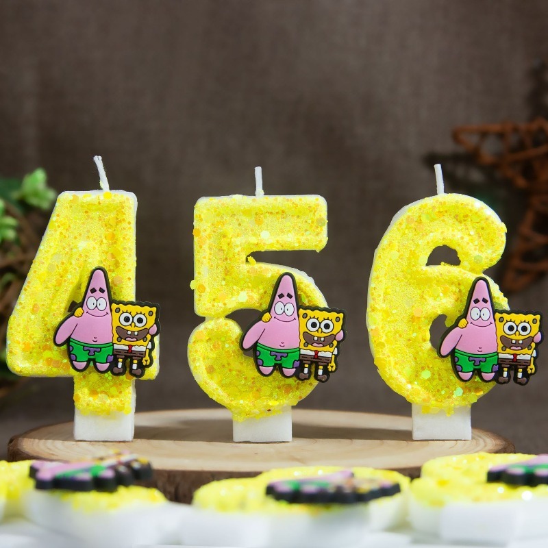Holiday Candle Set - Candeline per torta con numeri digitali