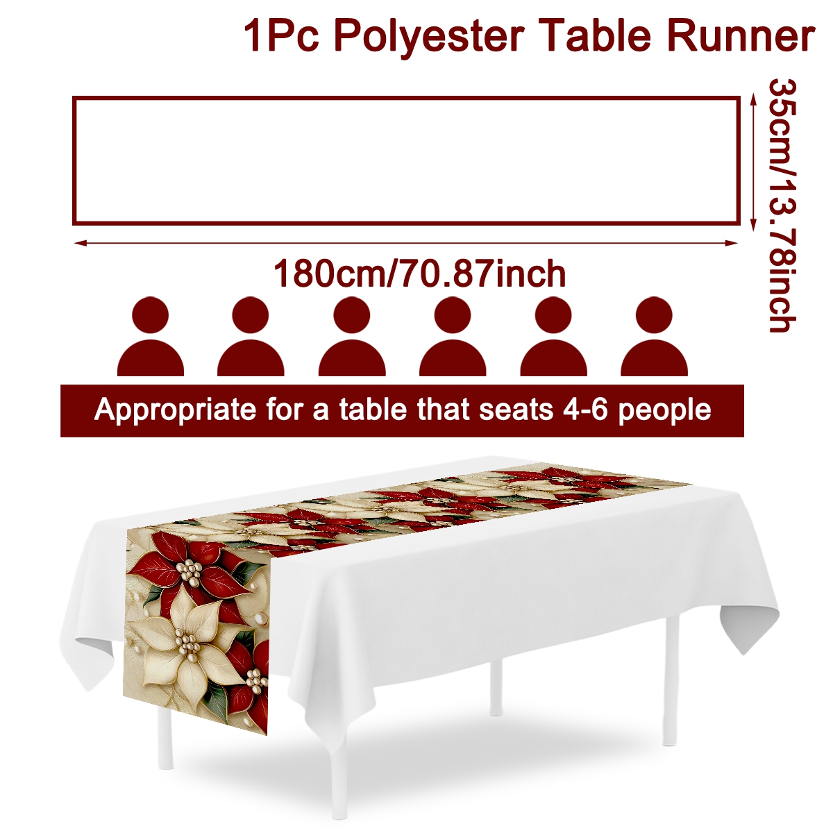 Runner da Tavola Natalizio Flo - Christmas Table Runner recensione e prezzo