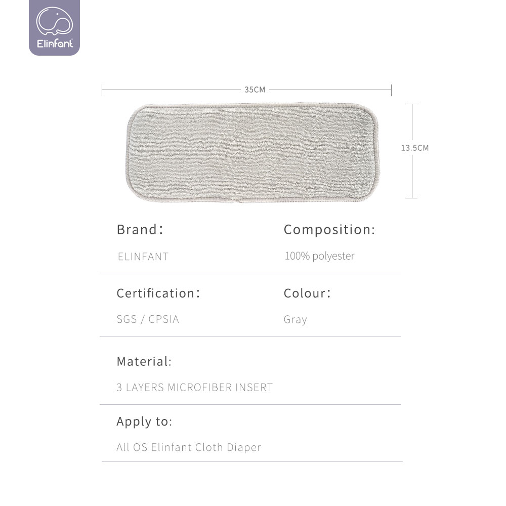 Elinfant 3 strati grigio micro - Pampers Diaper Premium Care recensione e prezzo