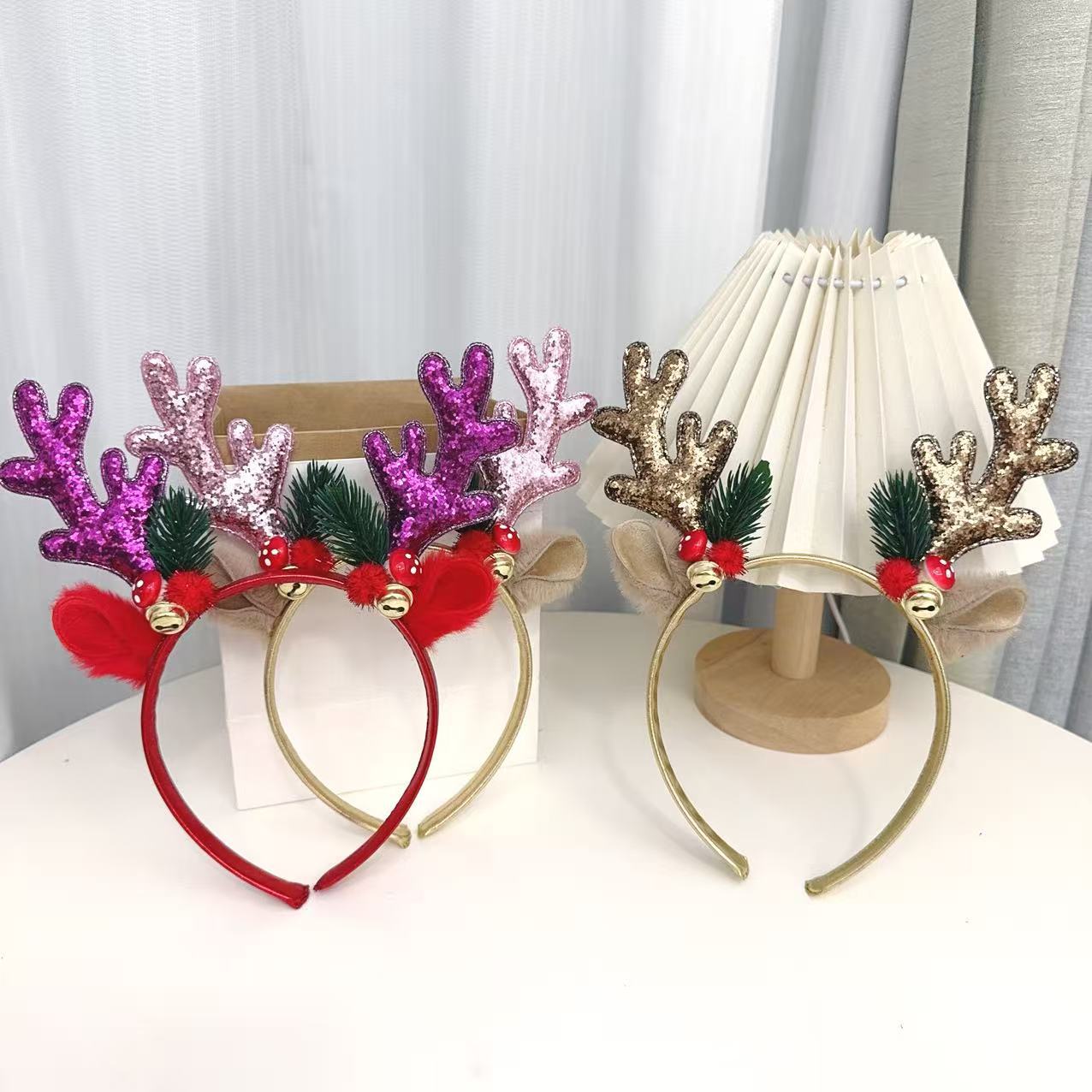Popolari Cerchietti Natalizi c - Reindeer Antlers Headband recensione e prezzo
