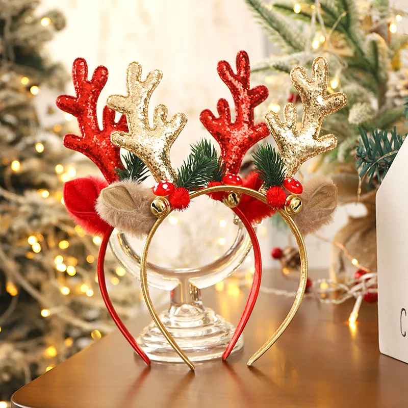 Popolari Cerchietti Natalizi c - Reindeer Antlers Headband recensione e prezzo