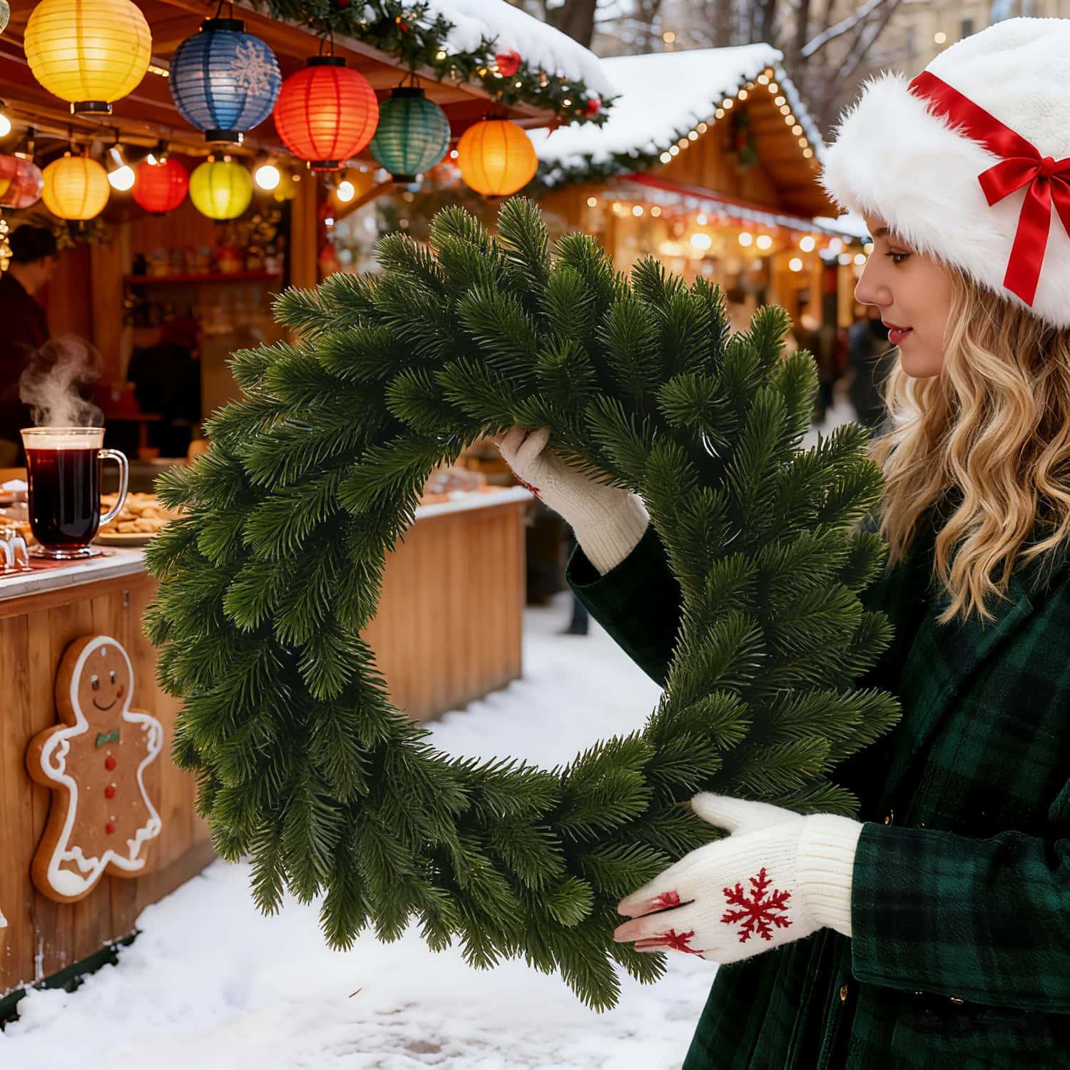 Ghirlanda natalizia artificial - Christmas Wreath Fake recensione e prezzo