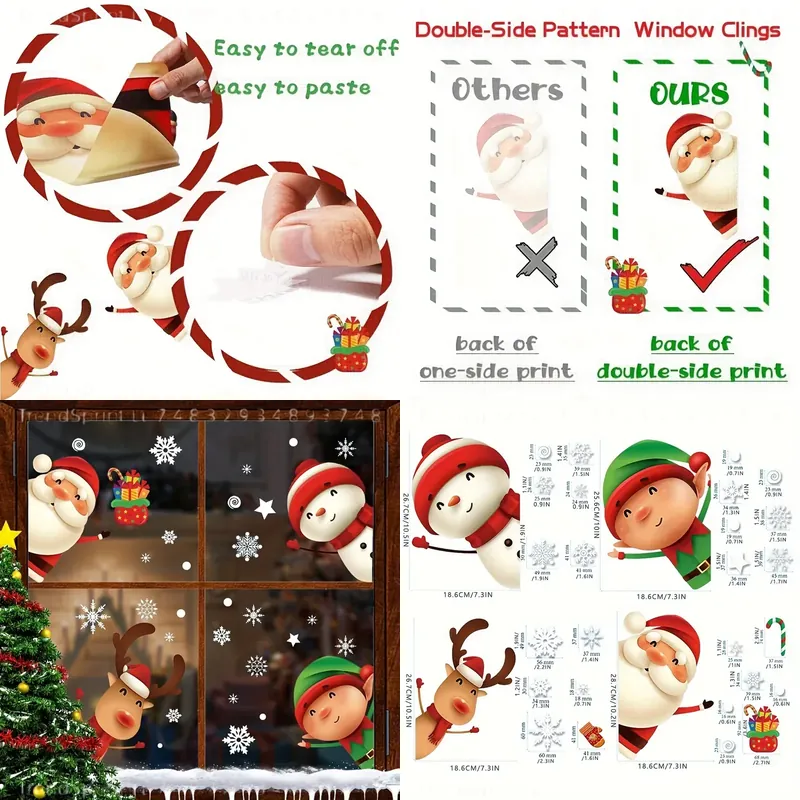 82 Pezzi di Adesivi Natalizi p - Snowflake Window Decal recensione e prezzo