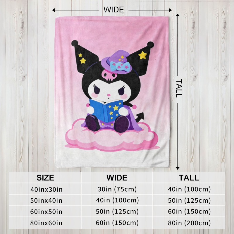 Coperta Sanrio Kuromi Strega M - Christmas Throw Blanket recensione e prezzo