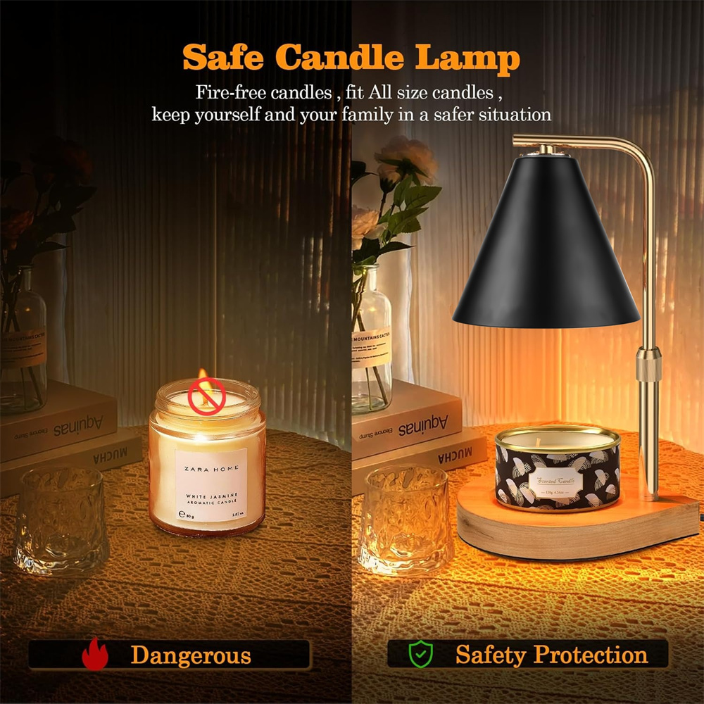 Lampada Scaldacandele Nera con - Holiday Candle Set recensione e prezzo