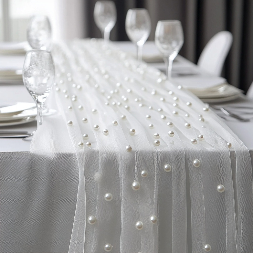 Runner da Tavolo in Chiffon Pe - Christmas Table Runner recensione e prezzo